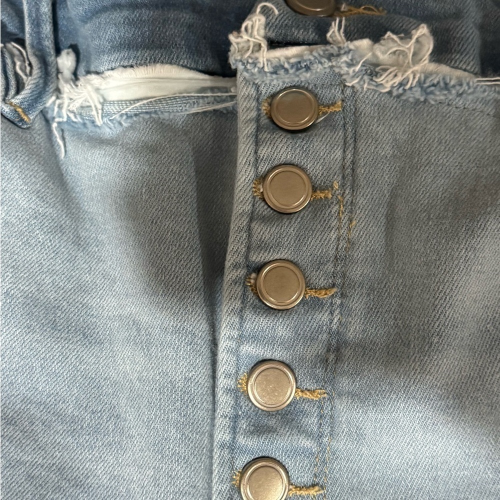 Good American Light Blue Flare Jeans - Picture 4 of 5